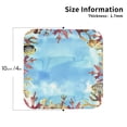 thumbnail image 3 of Bingfone Vintage Sea And Fish Leather Drinks Coasters With Set Of 6,Suitable For Home Kitchen,Coffee Cup Coasters Home Gift, 3 of 9