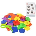 thumbnail image 1 of Maoww Kids Preschool Lacing Toy Plastic Geometry Buttons Lacing Game Fine Motor Skills Learning Toy, 1 of 6