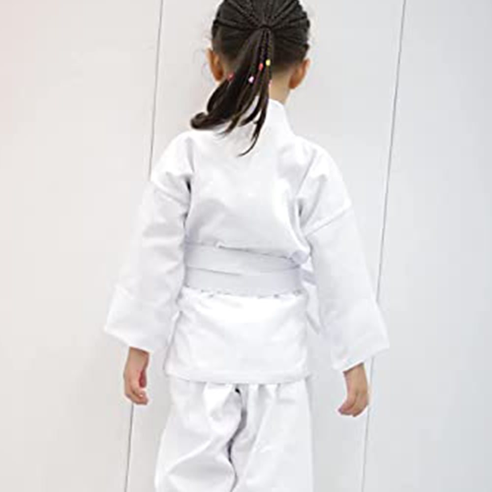 NORMAN Red Childrens Karate Suit Free White Belt Kids Karate suit 