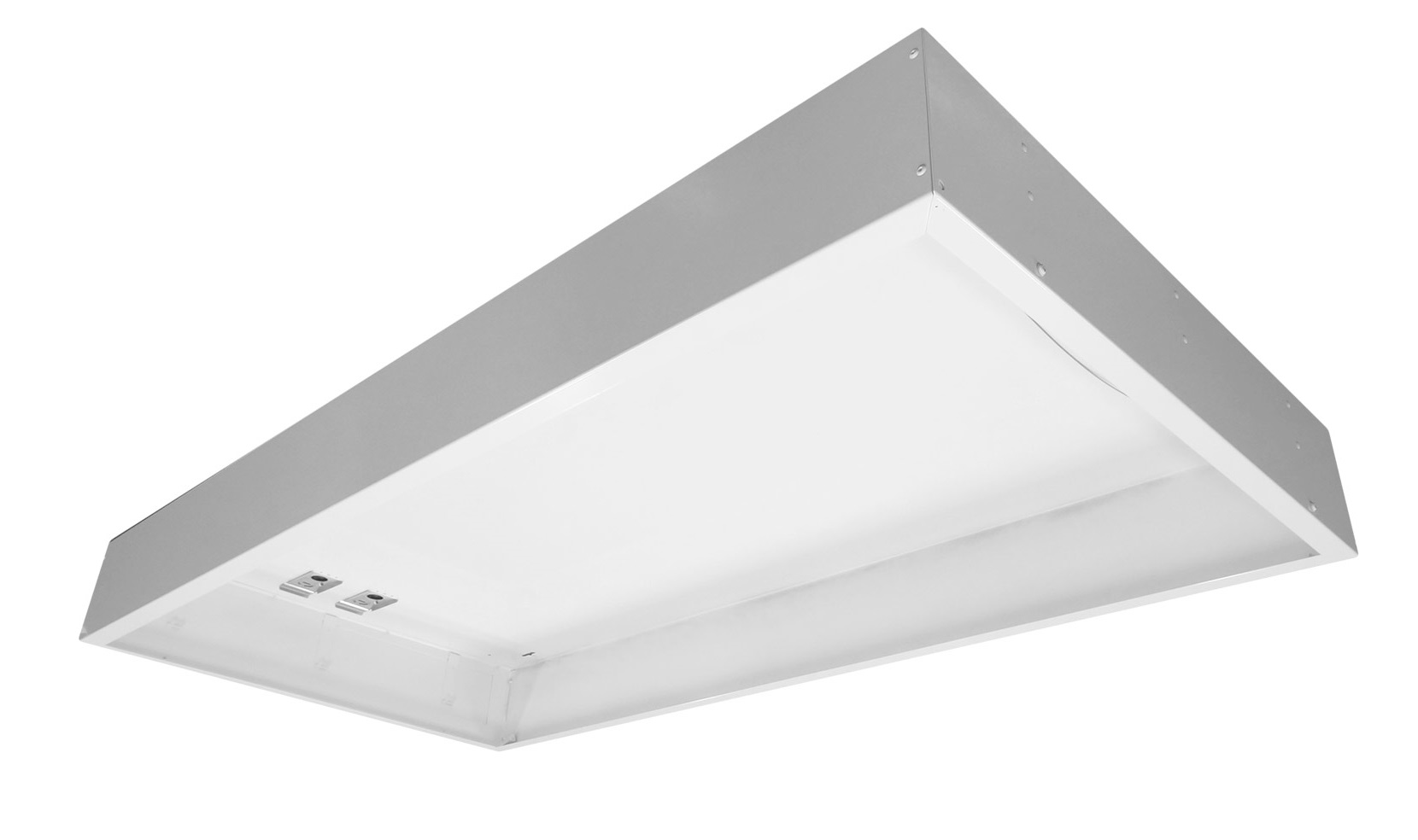 Nicor Lighting Surface Mount Frame Kit Enclosure For 2x4 Ft Led Troffer Sk24