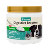 NaturVet Healthy Probiotics and Digestive Enzyme Powder Supplement for Dogs and Cats, 8oz Jar