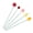 Multicolor Style B, variant on BIMZUC 5 Pcs Garden Stake Decoration Weather Proof Multifunctional Stable Support Lawn Stake Ornament for Yard Flower Pot Outdoor Patio Yard Art Style B