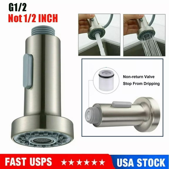 Kitchen Faucet Spray Head, Pull Down Sprayer Sink Nozzle Down Replacement Part