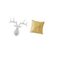 thumbnail image 5 of CarpNettore Boho Resin Deer Head Wall Sculpture Collectible Artwork for Office Home Decoration with Elegant Throw Pillow Cover Square Cushion for Living Room Dorm Car, 5 of 8