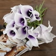 thumbnail image 3 of Wdftyju 20 piezas Calla nupcial boda ramo látex sensación Real flor púrpura Wdftyju 9su4px0zh1nr6D04, 3 of 6