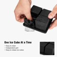 thumbnail image 3 of Large Ice Cube Tray: 2025 Upgraded 4 Grid Silicone Square Ice Cube Mold For Small Refrigerator, 2 Inch Large Cubed Ice Trays for Cocktail, Big Cube Ice Maker Mold (2 Pack, Black), 3 of 6