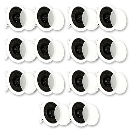 Theater Solutions CS4C In Ceiling Speakers Surround Sound Home Theater 7 Pair