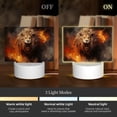 thumbnail image 3 of Haiem Cool Fire Lion Pattern Acrylic Night Light Gift with 3 Color ModesTouch-Sensitive LED Lamp Perfect Gift for Mother's Day, Birthday, or Christmas, 3 of 9
