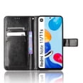 thumbnail image 4 of Funda tipo libro para Xiaomi Redmi Note 11 4G, cartera todo‑en‑uno, funda multifuncional con tarjetero y correa de muñeca desmontable, 4 of 5