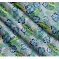thumbnail image 3 of Soimoi Cotton Poplin Fabric Leaves Tropical Print Fabric by the Yard 42 Inch Wide, 3 of 7