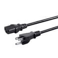thumbnail image 1 of Cable de alimentación Monoprice NEMA 5-15P a IEC C13 1,2 m 125 V, 1 of 6