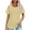 Khaki, variant on Womens T-Shirts Sevevn Fashionable Women's Casual Short Sleeved Loose Round Neck Solid Color Top