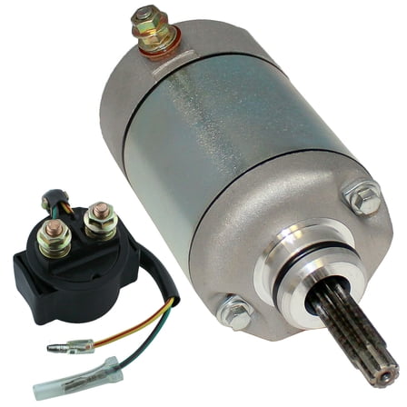 Starter & Relay Solenoid for Honda TRX400EX Sportrax 1999 2000 2001 2002 03 04