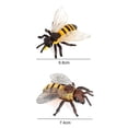 thumbnail image 6 of Huanledash Bee Model Clear Texture Realistic Vivid Appearance PVC Miniature Simulation Honeybee Animal Sculpture Home Decor, 6 of 8
