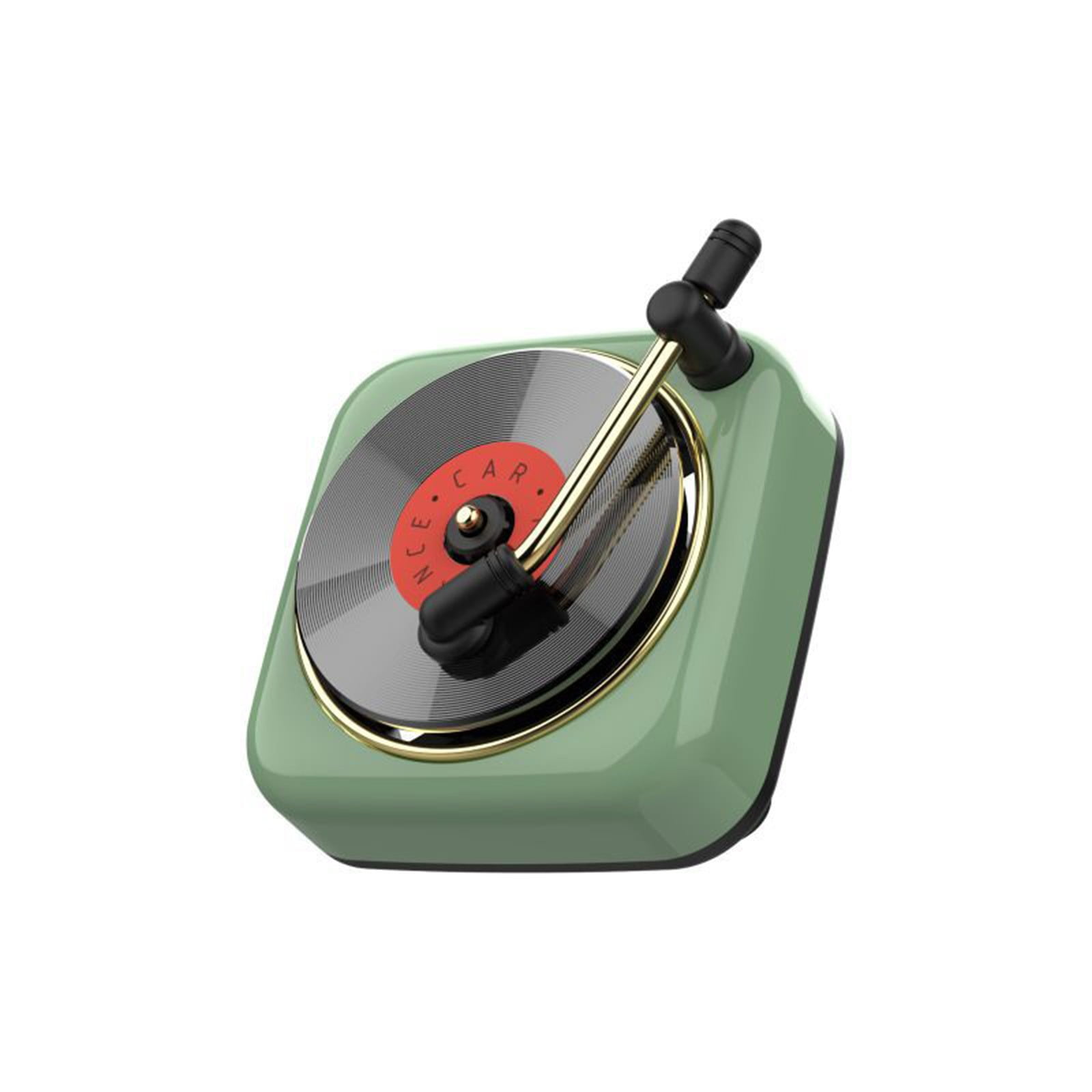 Fufafayo 6Pcs Phonograph Record Player Car Perfume Vent Clip, Retro Car Air Freshener Diffuser, Decorative Ornaments for Car Air Conditioner , Aromatherapy Decor for Dashboard