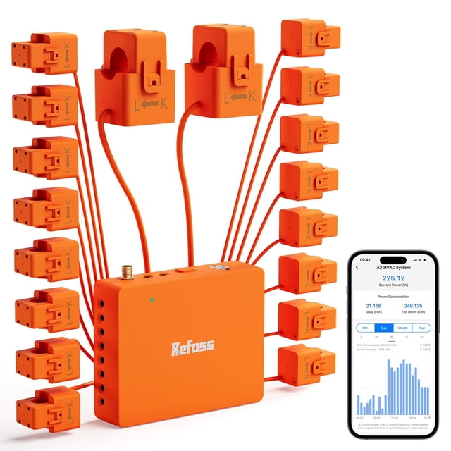 El monitor de energía inteligente para el hogar Refoss EM16 es compatible con Home Assistant