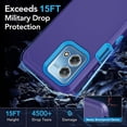 thumbnail image 3 of Entronix Shockproof Heavy Duty Cell Phone Case for Motorola G Stylus 2023 5G, Blue, 3 of 6