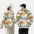 thumbnail image 6 of Kll Gnome And Surfing Print Men'S Women’s Upf 50+ Sun Protection Outdoor Hoodie Jacket Long Sleeve Fishing Hiking Performance Shirt- Large, 6 of 8
