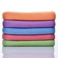 thumbnail image 4 of Janrevotw 10pcs Fish Scale Microfibre Cleaning Cloths, Glass Nano Cleaning Cloths, Wave Pattern, Wipes For Cleaning Windows, Mirrors, Stainless Steel Etc. 30 * 40cm, 4 of 13