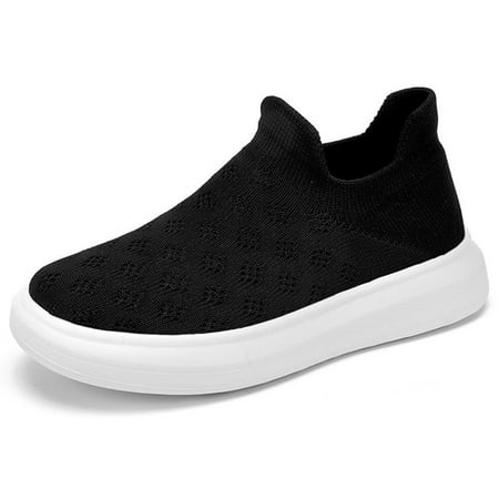

HAOSHIDUO Kids Sneakers for Boys Walking Shoes Breathable Mesh (Toddler/Little/Big)