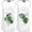 Style-3, variant on Set of 2 Tropical Monstera Leaf Kitchen Towels Green Jungle Palm Leaf Tropical Hand Towels for Bathroom Kitchen Decor, Green and Pink Botanical Dish Tea Towels, 16x24 Inches