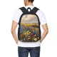 thumbnail image 4 of Easygdp Vibrant Wildflower Meadow Mochila de Gran Capacidad Minimalista Ideal para Escuela, Viajes y Uso Diario, 4 of 6