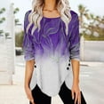 thumbnail image 2 of Tops Para Mujer Blusa Casual Elegante Camisas de Manga Larga Otoño Impreso A La Moda Cómoda Camiseta Suelta S Odeerbi ODB170189, 2 of 6