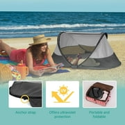 KidCo P3012 - Peapod Portable Foldable Mesh Toddler Travel Tent & Storage Bag, Play Tent, Ages 6 Months - 3 Years (Midnight)