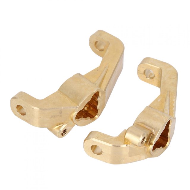 RC Car Front C Hub Caster Mount, RC Car Hub Caster Bracket, Vehículo RC De Alta Resistencia De Latón Para 1/10 RC Car