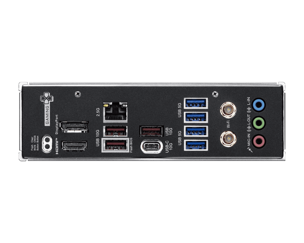 MSI B850 GAMING PRO WIFI6E AM5 AMD B850 PCIe 4.0 USB 10/5Gbps Type A/C Wi-Fi 6E ATX Motherboard