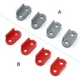 thumbnail image 4 of Vogacara 4 piezas 1/16 escala RC coche hoja suspensión resorte montaje resortes Base reemplazo para WPL B14/B16/B24/B36 negro gris Type3 NO3, 4 of 6