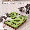 thumbnail image 5 of Cat Nail File Enrichment Box,  Indoor Cats Felt Maze Box,Interactive Cat Toy Puzzle Toys with 3 Bell Balls, Self Play Scratcher Maze Box to File Nails, Relieve Boredom, 5 of 7