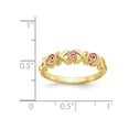 thumbnail image 3 of 10K Yellow and Pink Gold Rose Flower Ring, 3 of 4