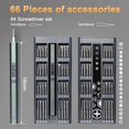 thumbnail image 2 of 66 in 1 Cordless Electric Precision Screwdriver with LED Light Mini Electronic Screwdriver Kit for Toys Watches, 2 of 5