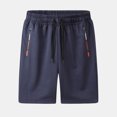 thumbnail image 1 of Fiudx Pantalones Cortos de Hombre, Transpirables, con Cintura Elástica, Ideales para Correr En El Gimnasio, Estilo de Vida Activo, Tejido Ligero., 1 of 4