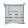 thumbnail image 2 of Laddha Home Designs Handwoven Checkered Grid Throw Pillow - 24" - Blue and Brown, 2 of 7