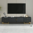 thumbnail image 4 of Aukfa 70 inch TV Stand for 65" 75" TV, Entertainment Center with Storage for Living Room, Black, 4 of 6