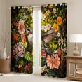 thumbnail image 2 of jejeloiu Kawaii Hummingbird Blackout Curtains,Country Flower Floral Curtains Pack of 2 (38x45 Each),Rustic Farmhouse Cabin Window Curtains For Kids,Breathable Home Decor, 2 of 6