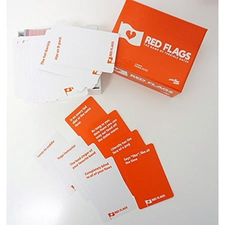 Drapeaux Rouges Liés au Ciel, Jeu de Cartes aux Dates Terribles Jeu de Société Amusant, 3 à 10 Joueurs, 17 Ans et Plus