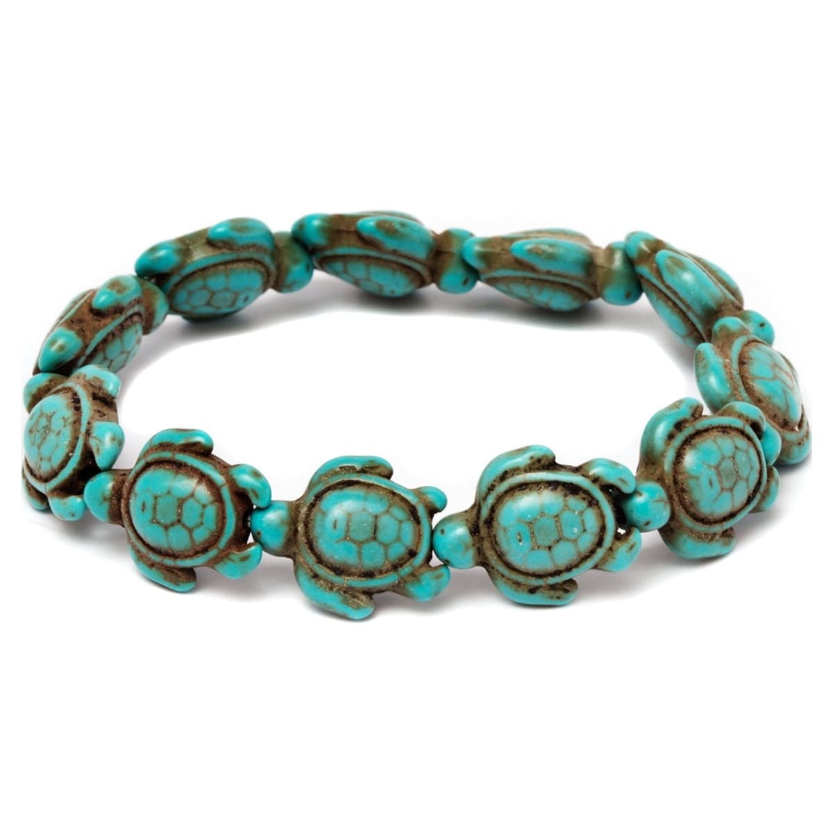 Amy & Annette Genuine Turquoise Sea Turtle Bracelet