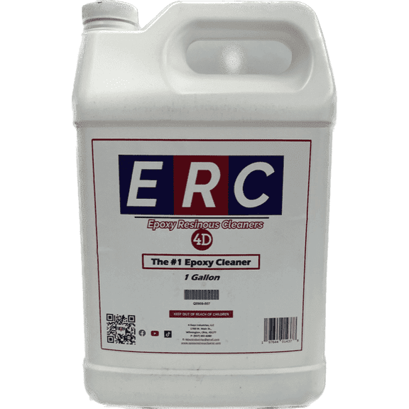 ERC #1 Epoxy & Resinous Surface Cleaner – 1 Gallon Professional Concentrate – Made in USA