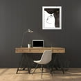 thumbnail image 3 of Brown, Victoria 12x14 White Modern Wood Framed Museum Art Print Titled - La Luna 3, 3 of 4