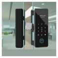 thumbnail image 1 of Lock Bluetooth Smart Glass Door Lock with Remote Unlock,Fingerprint, Password Time Attendance Record, 1 of 7