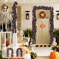 thumbnail image 1 of Guirnalda artificial de hojas de arce - Decoración flexible de otoño y Halloween de 68,7 pulgadas para chimenea, entrada y decoración de Acción de Gracias, 1 of 6