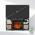 thumbnail image 3 of Pemberly Row Meuble Télé d'Angle pour Foyer Électrique Décoratif Sans Chaleur Americano, 3 of 6