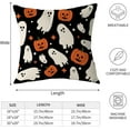 thumbnail image 6 of Halloween Pillow Covers 18x18 Fall Pumpkin Ghost Star Decorative Throw Pillow Covers Indoor Outdoor Cushion Cases for Home Sofa Couch Farmhouse Decorative, 6 of 6