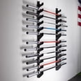 thumbnail image 2 of Titan Fitness Horizontal Wall-Mounted Barbell Gun Rack, Holds 6 Olympic-Sized Bars, Steel Bracket Holder with Thick UHMW Protectors, Space Saving Barbell Storage, Weight Bar Holder, 400 LB Capacity, 2 of 5