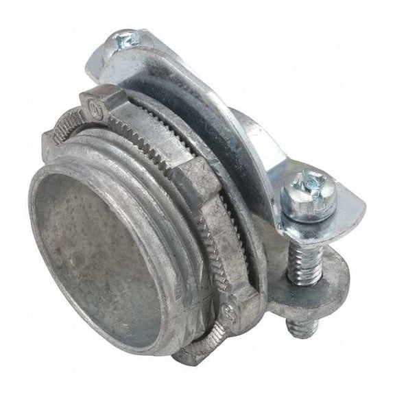 Raco NMC, Zinc, 1 in, Clmp Style, 1 1/8 in 2864