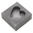 thumbnail image 5 of Molde de fundición de grafito, molde profesional de refinación de fundición de lingotes en forma de corazón para fundir Metal dorado y plateado, 5 of 5