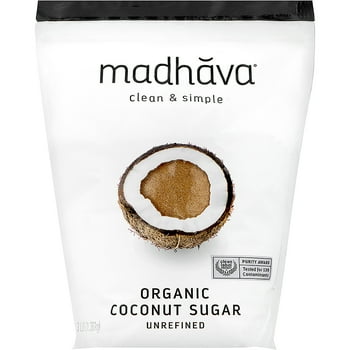 Madhava  Unrefined Coconut Sugar, 3 lbs Bag
